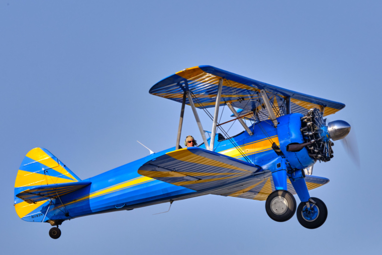 Stearman solo flights with pilots Steve Johnson and Jamie Toombs